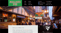 Desktop Screenshot of millerspub.com