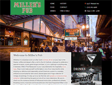 Tablet Screenshot of millerspub.com